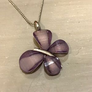 🦋 Purple Butterfly Necklace